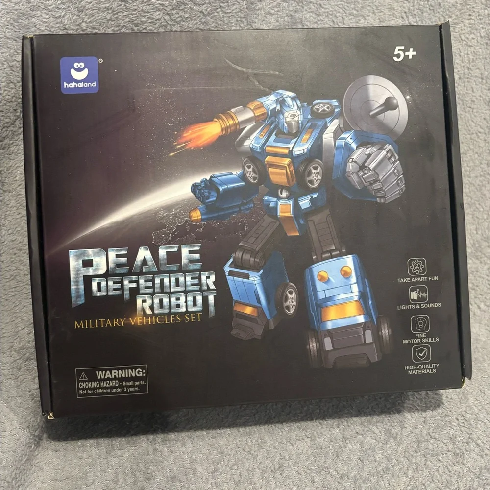 Peace Defender Robot Military‎ Vehicle Set-5 in 1 Take Apart Trucks